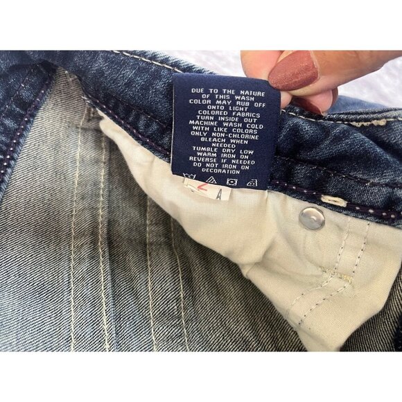 Vigoss Jeans Womens S2 L25 (28 x 25) Capri Heritage Fit Vintage Y2k 90s Western - Picture 14 of 14